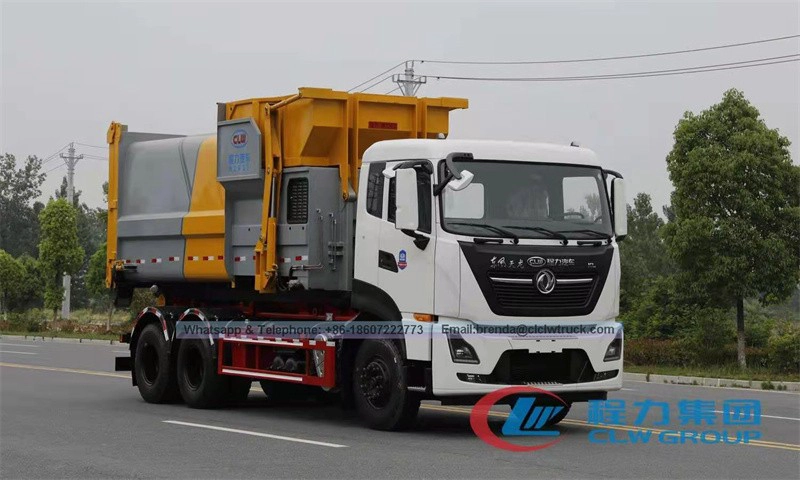 Dongfeng Kinland 16CBM Съемный мусоровый грузовик с контейнером