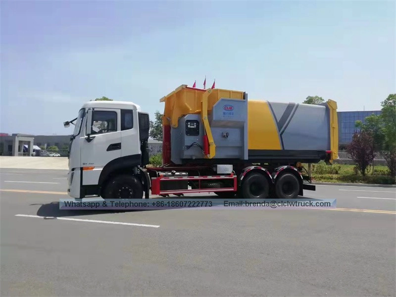 Dongfeng Kinland 16CBM Съемный мусоровый грузовик с контейнером
