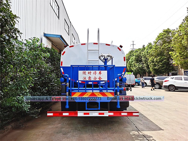 Pembekal trak air Dongfeng Tianjin 12000L china, pengeluar trak tangki air 12CBM china
