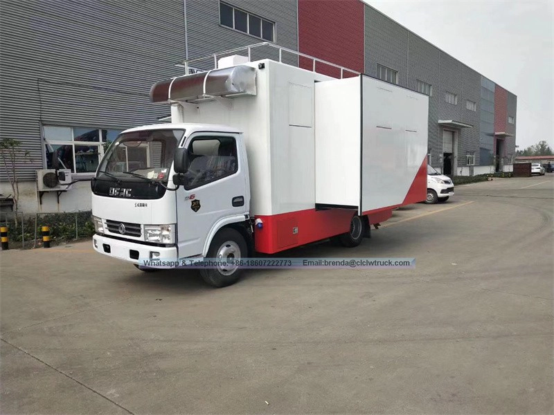 China Dongfeng food truck suppliers,fast food truck,ice cream food truck manufacturer china manufacturer