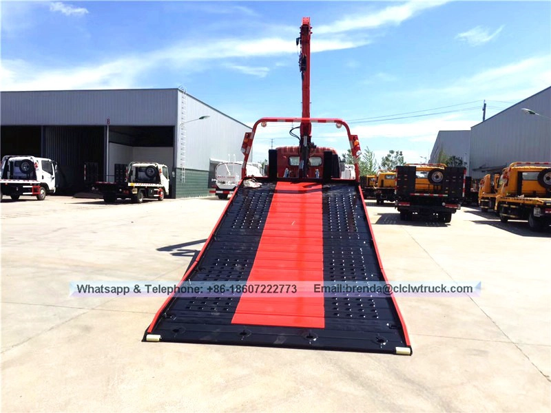 Dongfeng Tow Truck 4ton com guindaste, fornecedor de veículos de reboque, fabricante de veículos de recuperação China