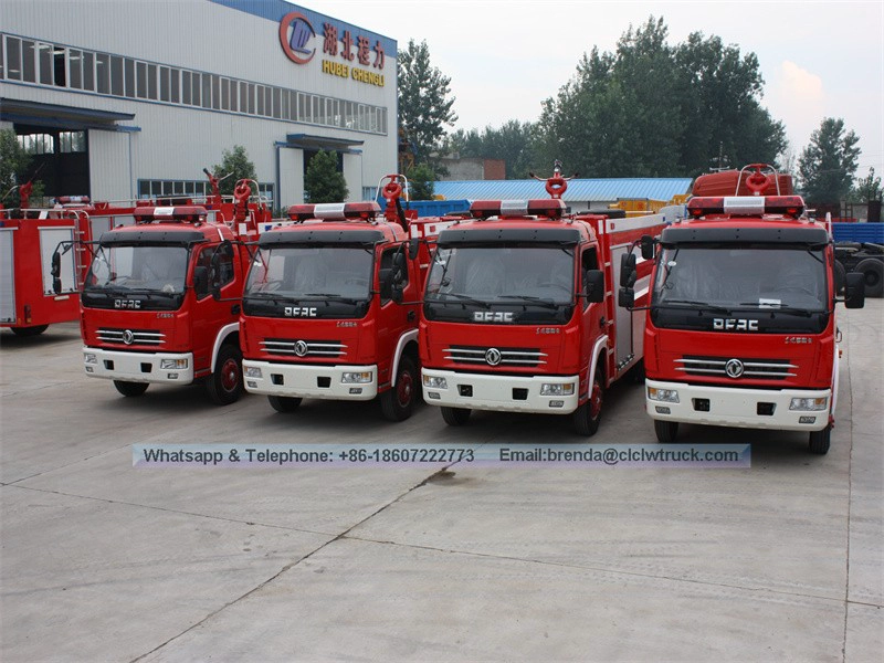 Dongfeng water tank fire truck supplier in China, fire truck manufacturer, the airport fire fighting truck
