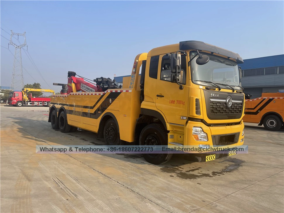 NOUVEAU DONGFENG 8X4 TRACLE DE DÉPINATEUR ROTATOR HEURD DUTUT