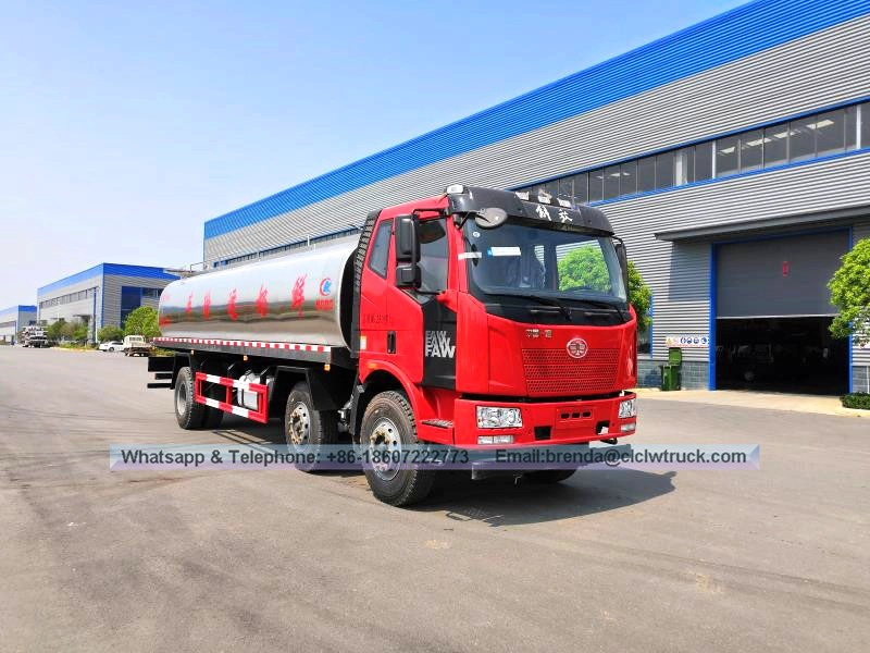 FAW 20000Liter Milk Tank Truck 20tons