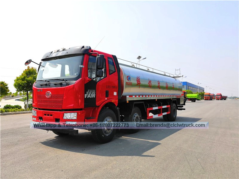FAW 20000Liter Milk Tank Truck 20tons