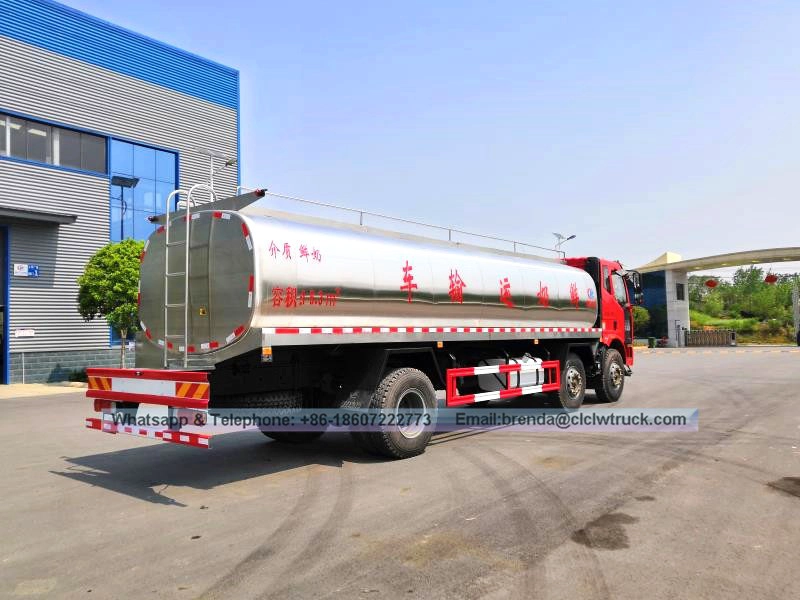FAW 20000Liter Milk Tank Truck 20tons