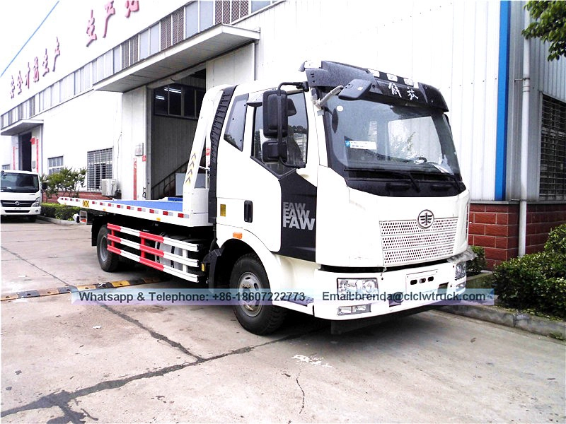 FAW 3 a 8ton Tow Truck Fabricante na China