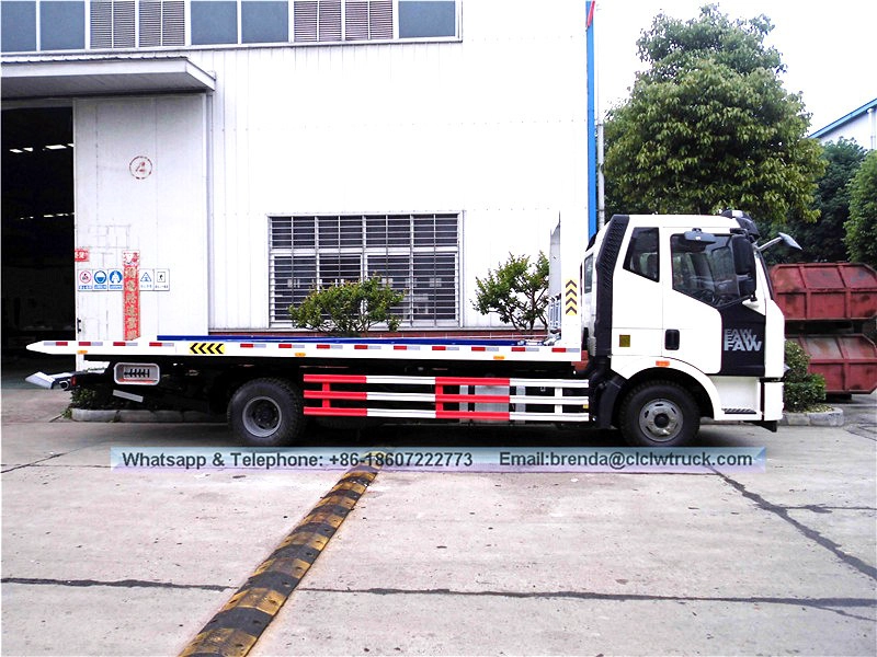 FAW 3 a 8ton Tow Truck Fabricante na China