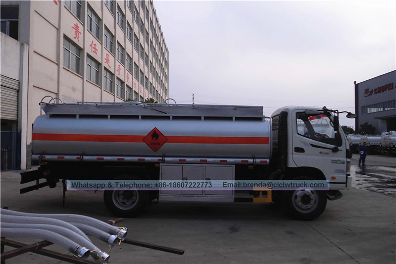 Foton Aumark 4x2 10M3 Tanker Truck / Fuel Tanker Truck Transportion