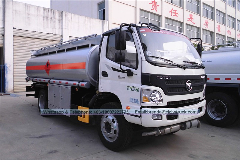 Foton Aumark 4x2 10M3 Tanker Truck / Fuel Tanker Truck Transportion