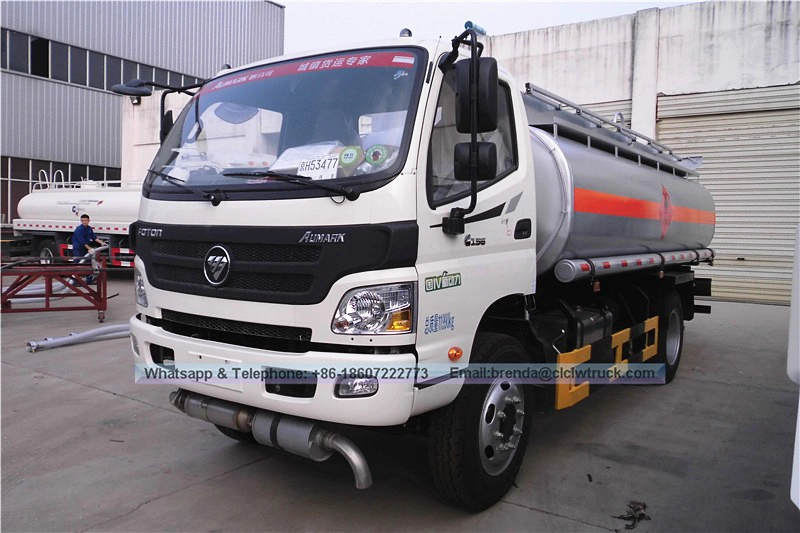 Foton Aumark 4x2 10M3 Tanker Truck / Fuel Tanker Truck Transportion