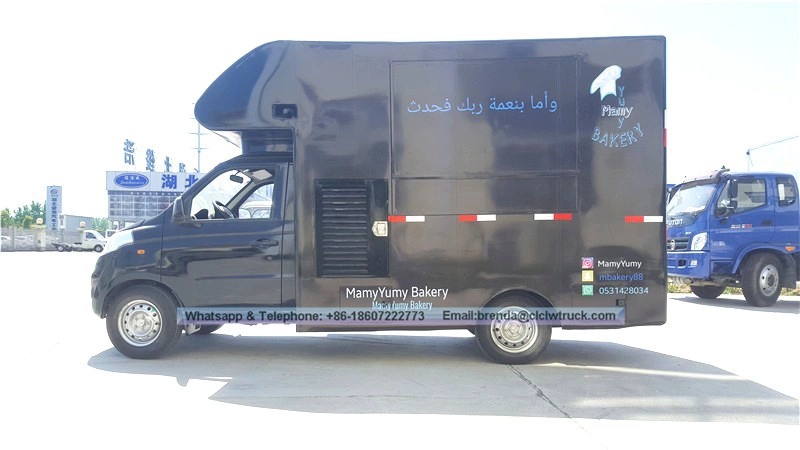 Fashion Design 4x2 Mobile Ice Crean caminhão, caminhão de alimentos van em Dubai