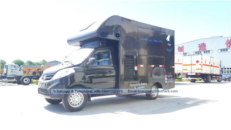 Fashion Design 4x2 Mobile Ice Crean caminhão, caminhão de alimentos van em Dubai