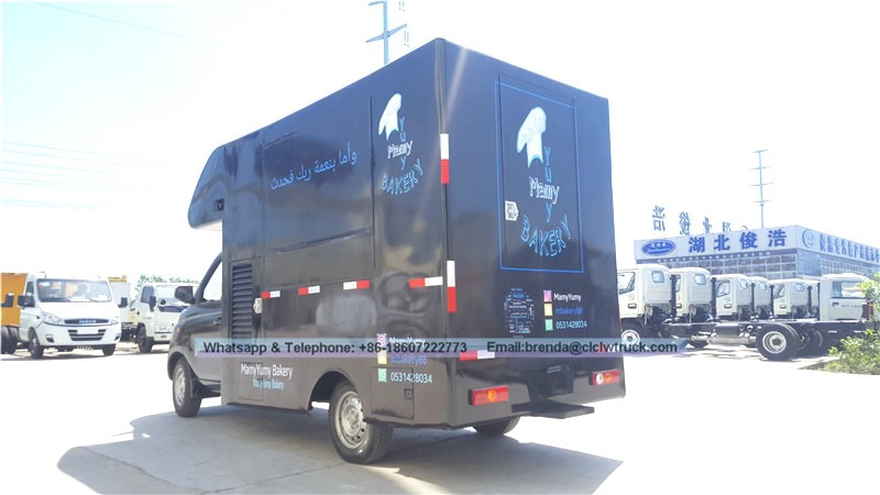 Fashion Design 4x2 Mobile Ice Crean caminhão, caminhão de alimentos van em Dubai