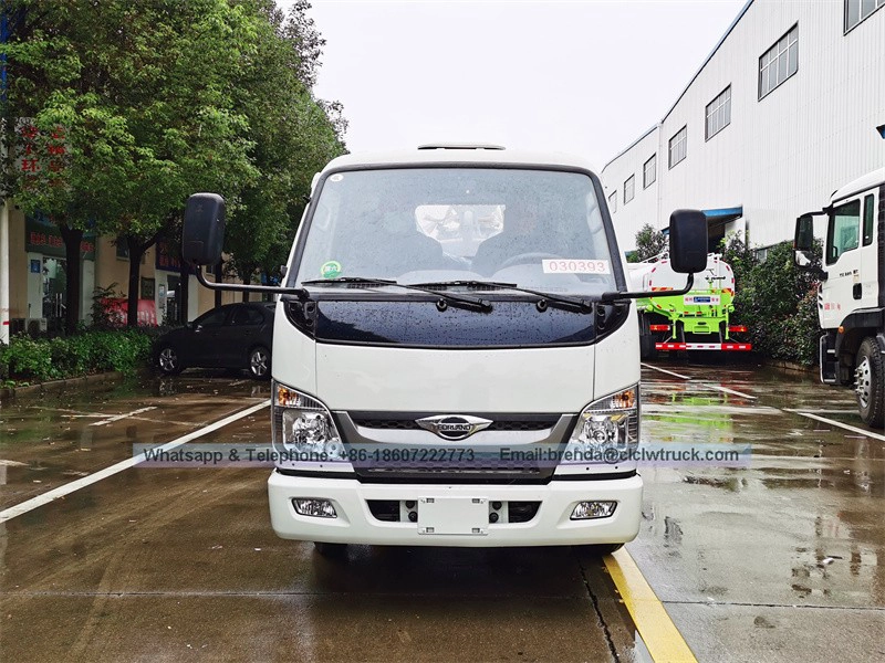 Foton 3000liters petit camion d'aspiration fécale à vendre