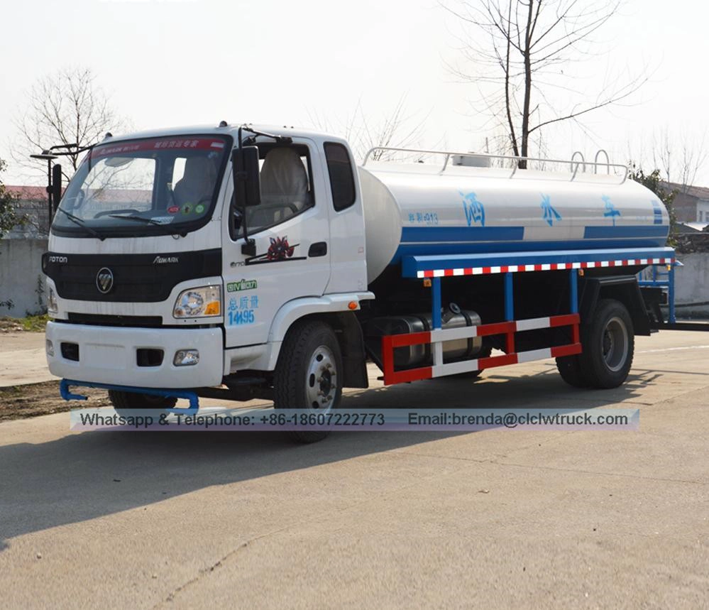 Foton Auman 4X2 2200 gal 10000L water truck