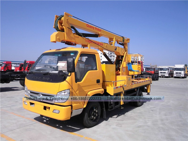 Foton RHD 12-16 เมตรรถบรรทุกรถบรรทุกจีนผู้ผลิตรถบรรทุก RHD ระดับความสูง RHD
