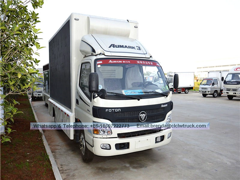 Foton Brand P4, P5, P6 รถบรรทุก LED มือถือนอกประตูพร้อมหน้าจอ SMD สำหรับขาย
