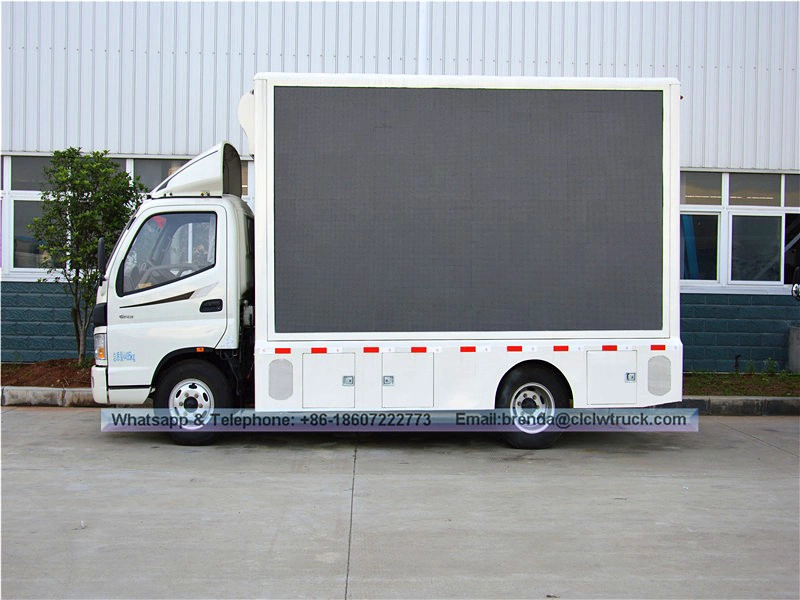 Foton Brand P4, P5, P6 รถบรรทุก LED มือถือนอกประตูพร้อมหน้าจอ SMD สำหรับขาย