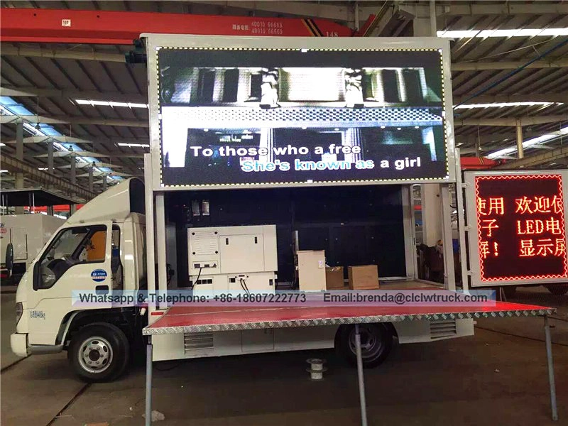 Foton mobile LED truck, outdoor advertising truck for sale