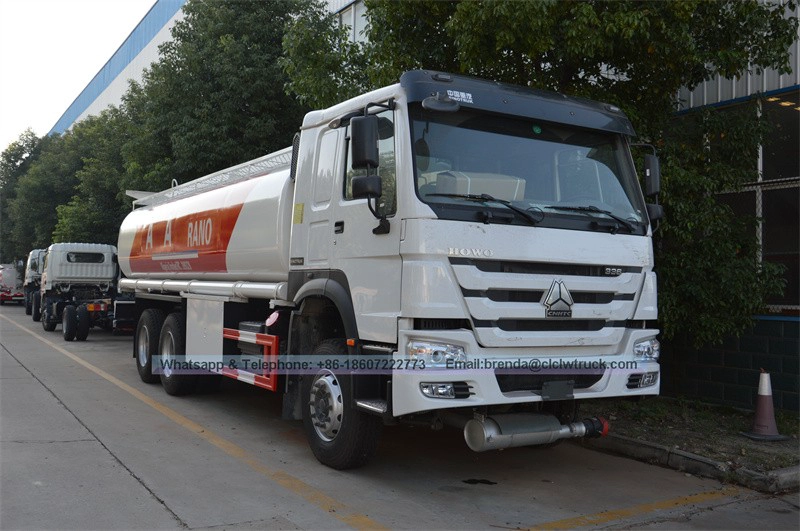 Lori tangki bahan api Howo 21000 Liter berkualiti tinggi di China