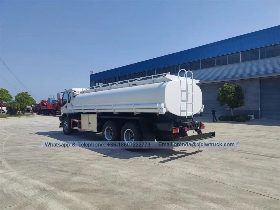 Isuzu 5000 - 12000 Liter Liter Tangki Keluli Tangki Makanan Cecair Susu Pengangkutan Simpanan Susu Susu Tangki