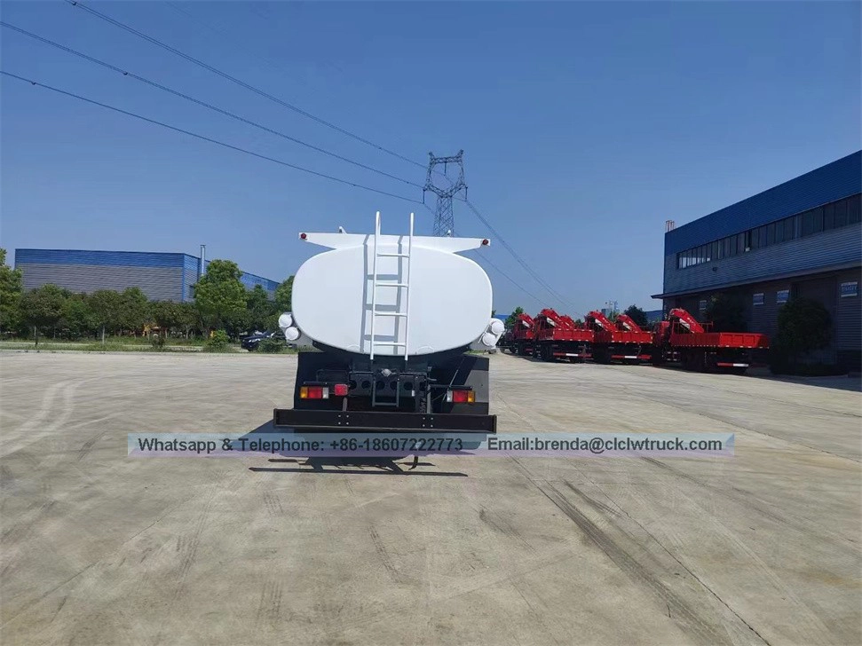 Isuzu 5000 - 12000 Liter Liter Tangki Keluli Tangki Makanan Cecair Susu Pengangkutan Simpanan Susu Susu Tangki