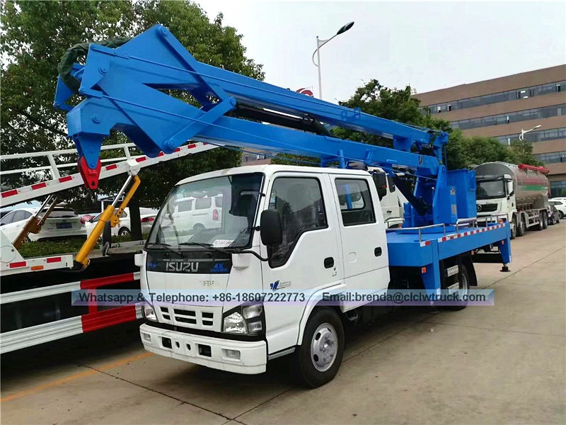 Isuzu P600 16 เมตรรถบรรทุกทำงานระดับความสูงสูง