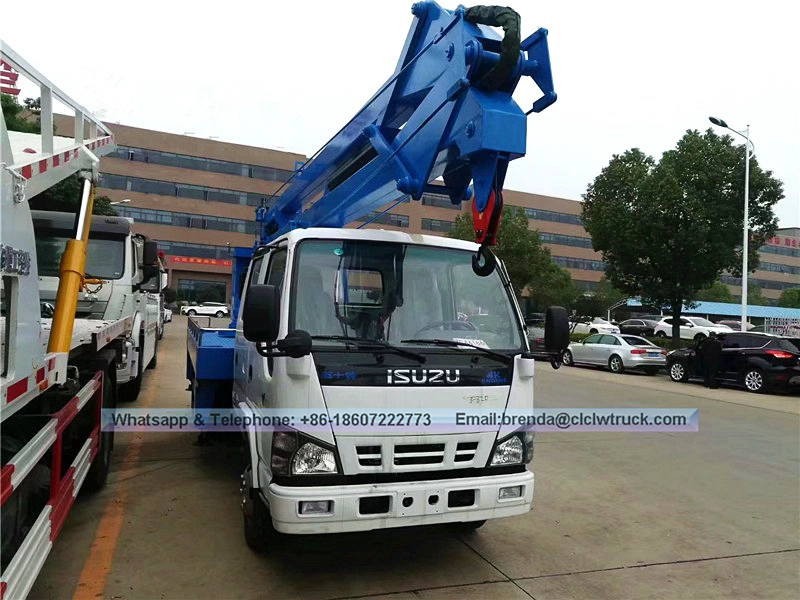 Isuzu P600 16 เมตรรถบรรทุกทำงานระดับความสูงสูง