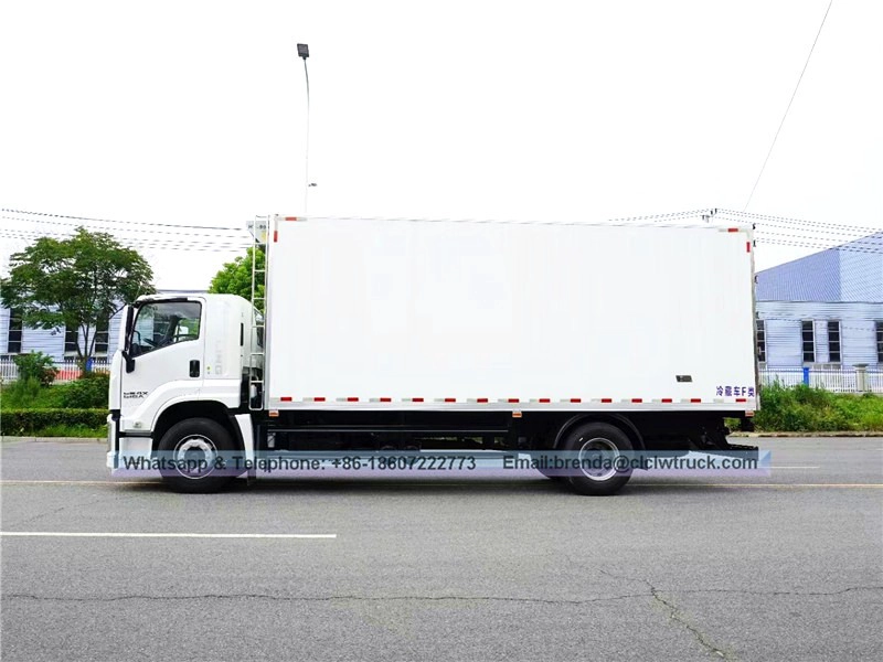ISUZU refrigerator truck supplier China, refrigerator truck 15 ton, refrigerator vihicle,refrigerator cargo truck,Euro 5 refrigerator truck