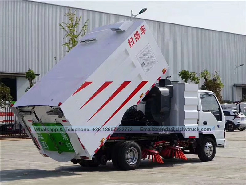 Isuzu Road Sweeper Truck Worderies ، Isuzu Sweeper Truck Morners.شاحنة كاسحة الطريق للبيع