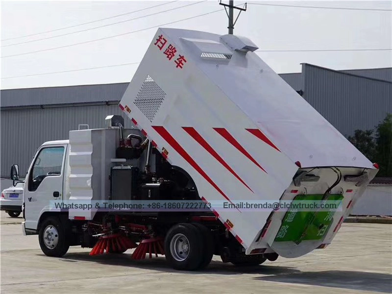 Isuzu Road Sweeper Truck Worderies ، Isuzu Sweeper Truck Morners.شاحنة كاسحة الطريق للبيع