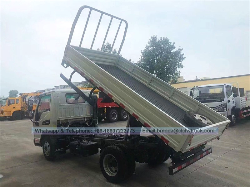 JAC 4x2 2 طن 3 طن 4 طن شاحنات تفريغ صغيرة