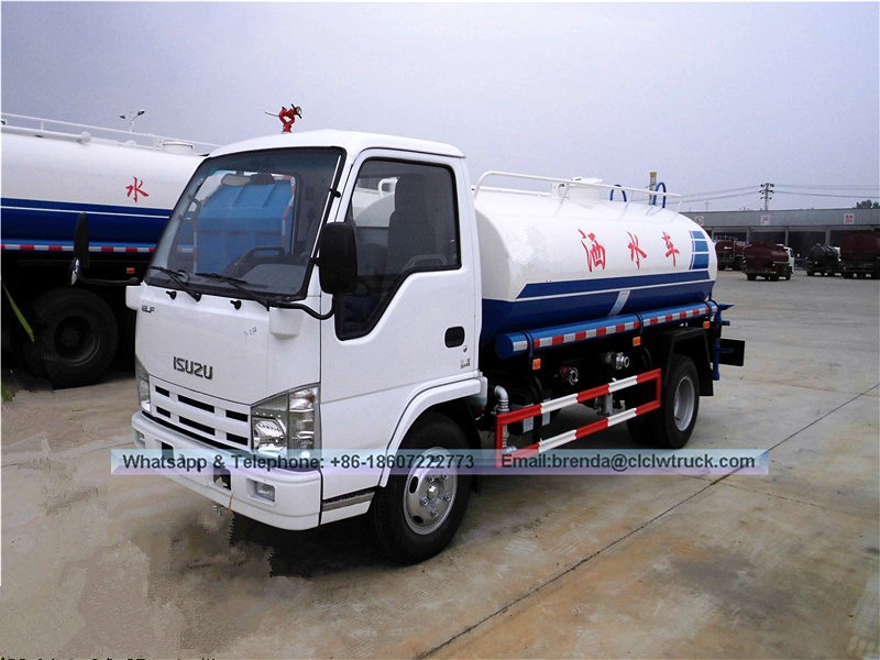 รถบรรทุกน้ำ ISUZU 100P 1100 gal 5000 ลิตรของญี่ปุ่น