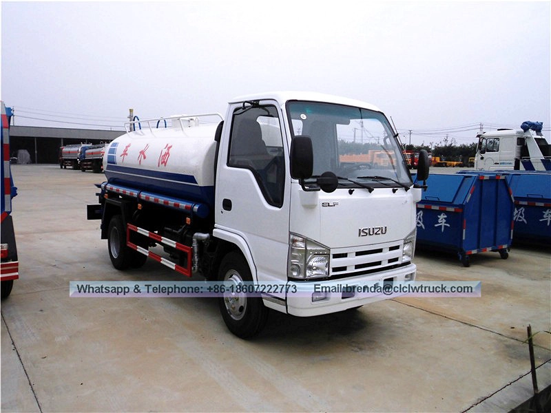 รถบรรทุกน้ำ ISUZU 100P 1100 gal 5000 ลิตรของญี่ปุ่น
