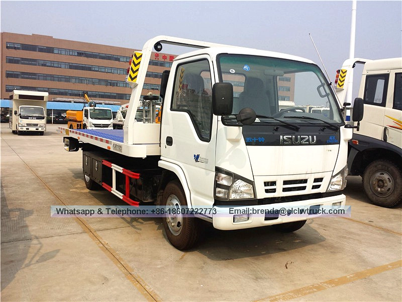 Japan Isuzu 3-5Ton Tow Truck Supplier ผู้ผลิตรถบรรทุกพ่วง 4x2 ญี่ปุ่น