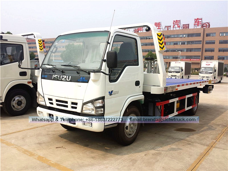 Japan Isuzu 3-5Ton Tow Truck Supplier ผู้ผลิตรถบรรทุกพ่วง 4x2 ญี่ปุ่น