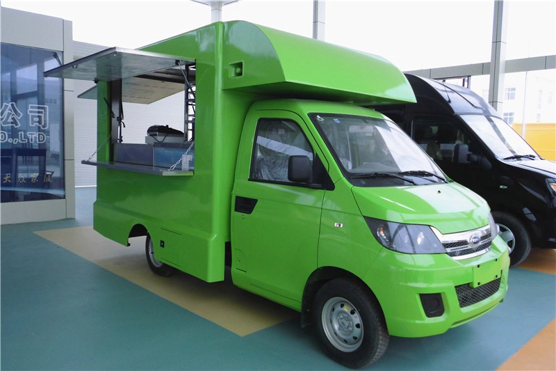 xe tải Karry nhỏ thức ăn, xe tải thực phẩm di động, kem cung cấp xe tải thực phẩm