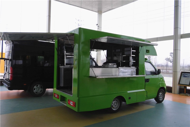 xe tải Karry nhỏ thức ăn, xe tải thực phẩm di động, kem cung cấp xe tải thực phẩm