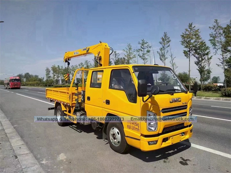 Fornecedor de guindastes de caminhão, fabricante de guindastes montados em caminhões China, caminhão JMC com fornecedor de guindastes China