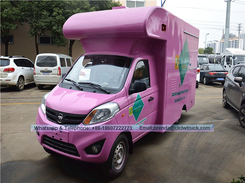 Mobile fast food truck, food truck suppliers in China, ice cream truck