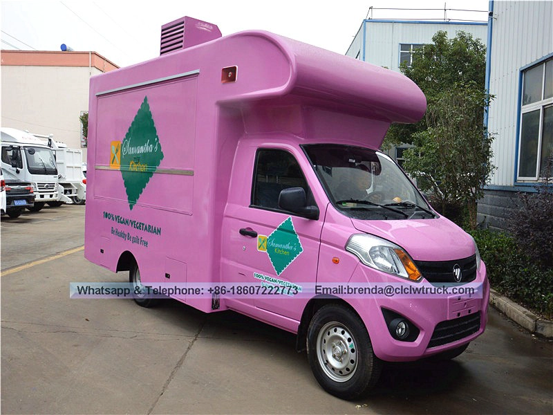 Mobile fast food truck, food truck suppliers in China, ice cream truck