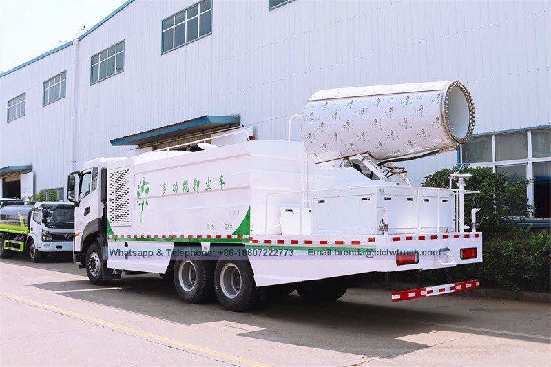 ใหม่มาถึงมัลติฟังก์ชั่นฝุ่นรถ Atomizing Water Sprayer รถบรรทุกน้ำ