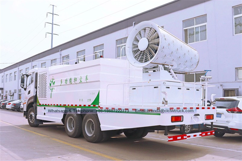 ใหม่มาถึงมัลติฟังก์ชั่นฝุ่นรถ Atomizing Water Sprayer รถบรรทุกน้ำ