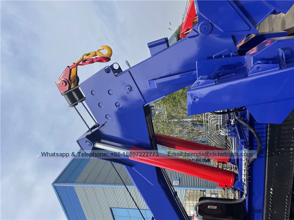 Reka Bentuk Baru Bersepadu 30tons Wrecker Truck Body Rotator Wrecker Towing Truck