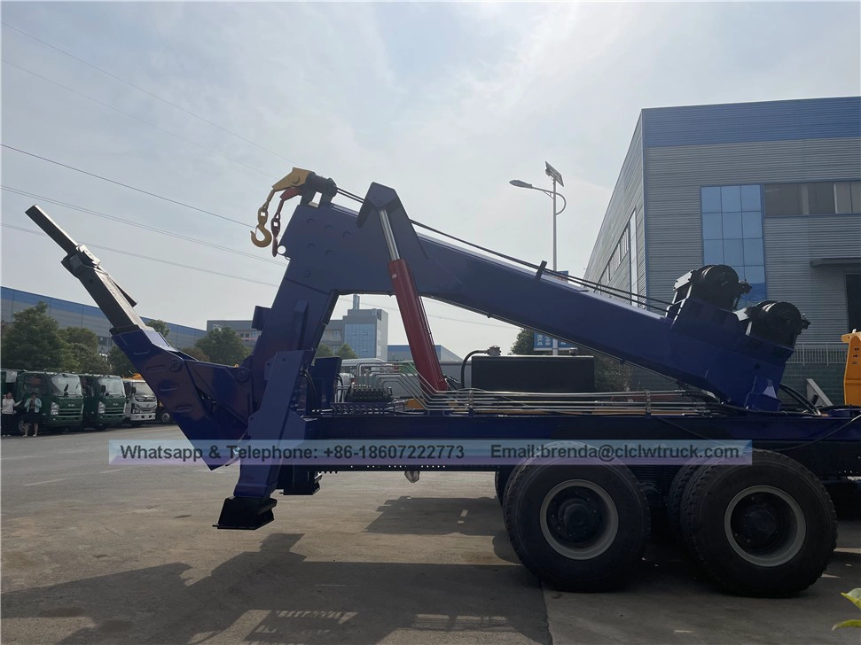 Reka Bentuk Baru Bersepadu 30tons Wrecker Truck Body Rotator Wrecker Towing Truck