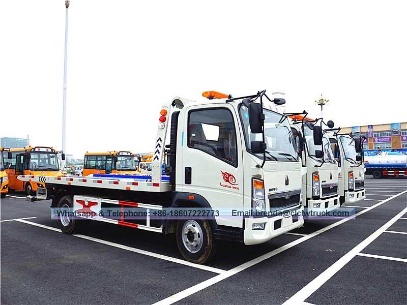 Sinotruk Howo 4ton Wrecker Truck Supplier China, Howo 4x2 Wrecker Tow Truck For Sale