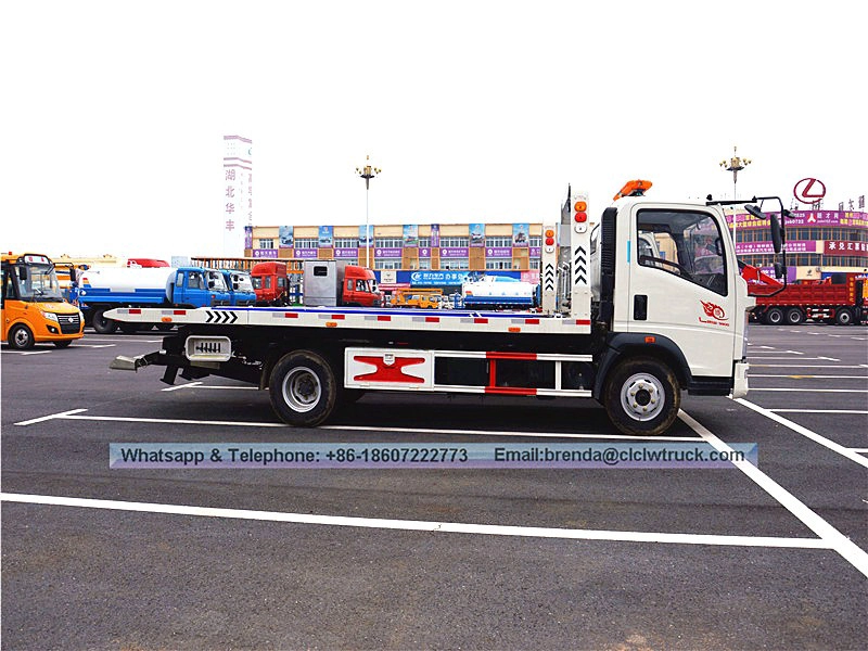 Sinotruk Howo 4ton Wrecker Truck Supplier China, Howo 4x2 Wrecker Tow Truck For Sale