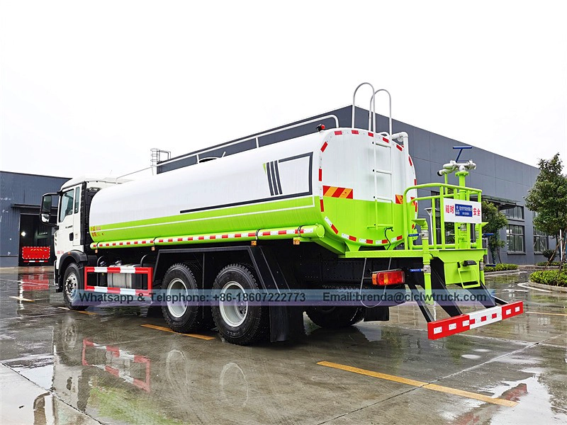 Sinotruk Howo 6x4 4400 gal 20000liter รถบรรทุกน้ำ