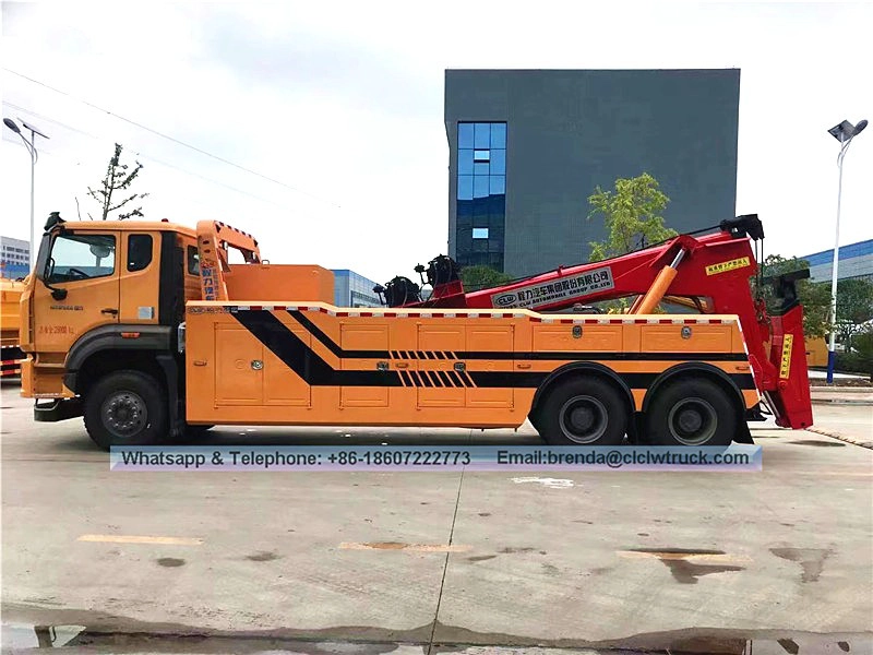 Sinotruk Howo Tow Truck 16ton, 6x4 รถบรรทุกพ่วงสำหรับขายซัพพลายเออร์จีน